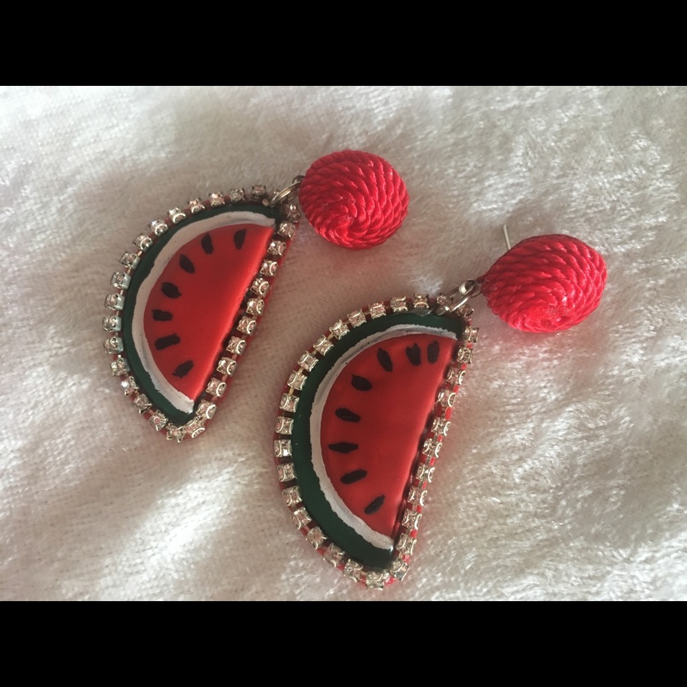 NEW Handmade Watermelon 🍉 Earrings NWOT